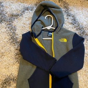 North Face infant fleece zip hoodie 18-24 months